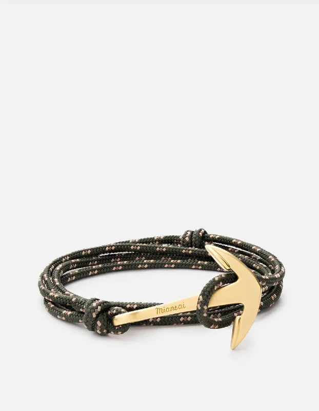 Seven-stone bracelet-Anchor Rope, Matte Gold