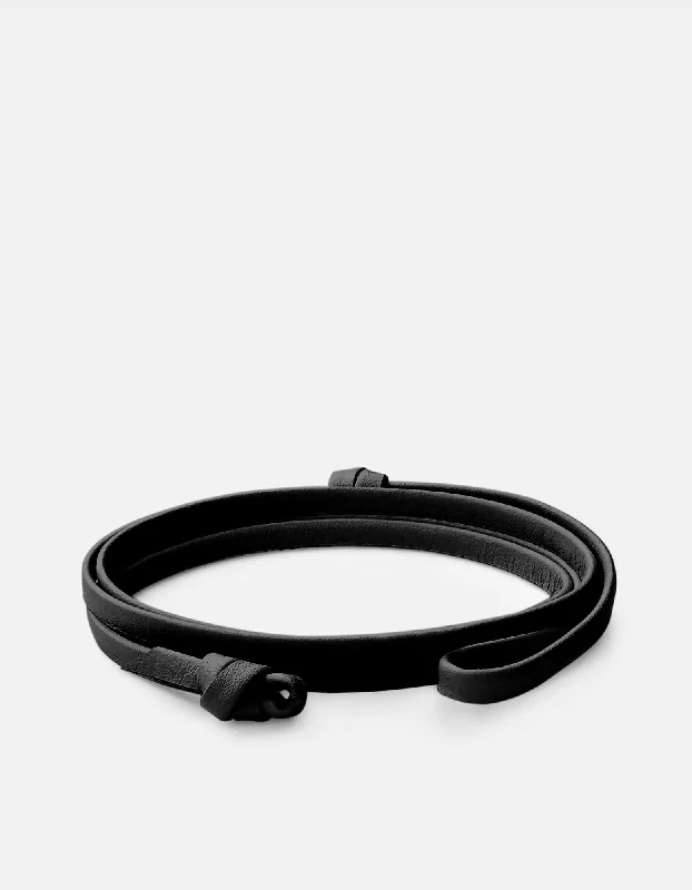 Fine-cut bracelet-Thin Hook/Anchor Leather