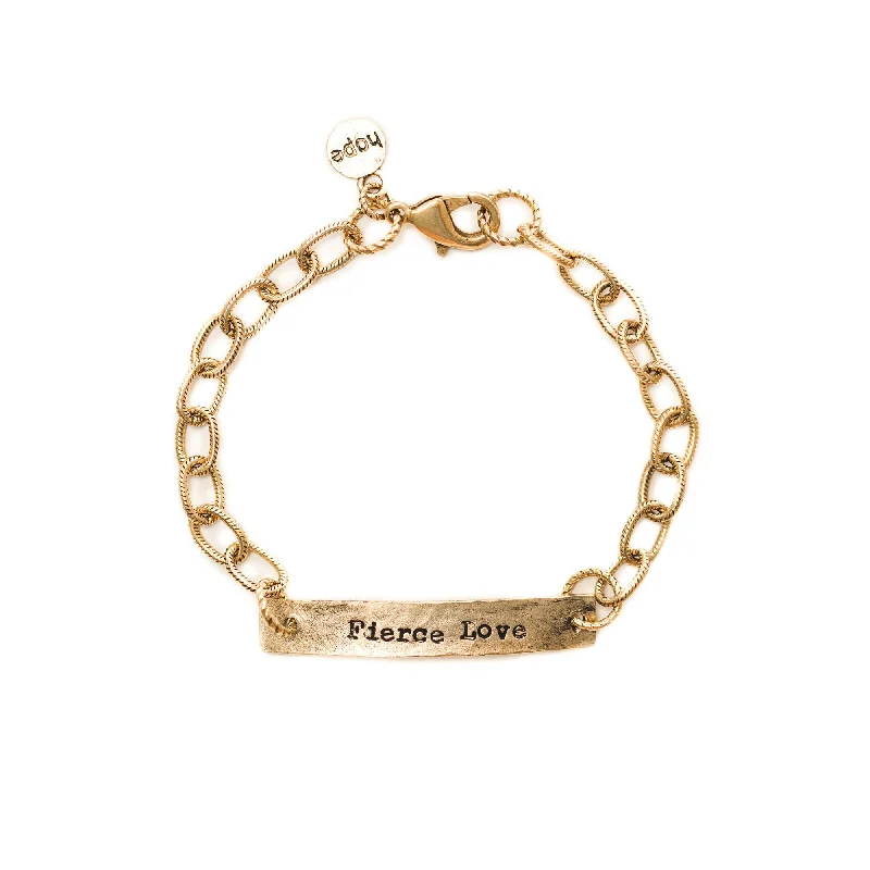 Edge-bezel bracelet-Heaven Inspired Moab Bracelet - Gold