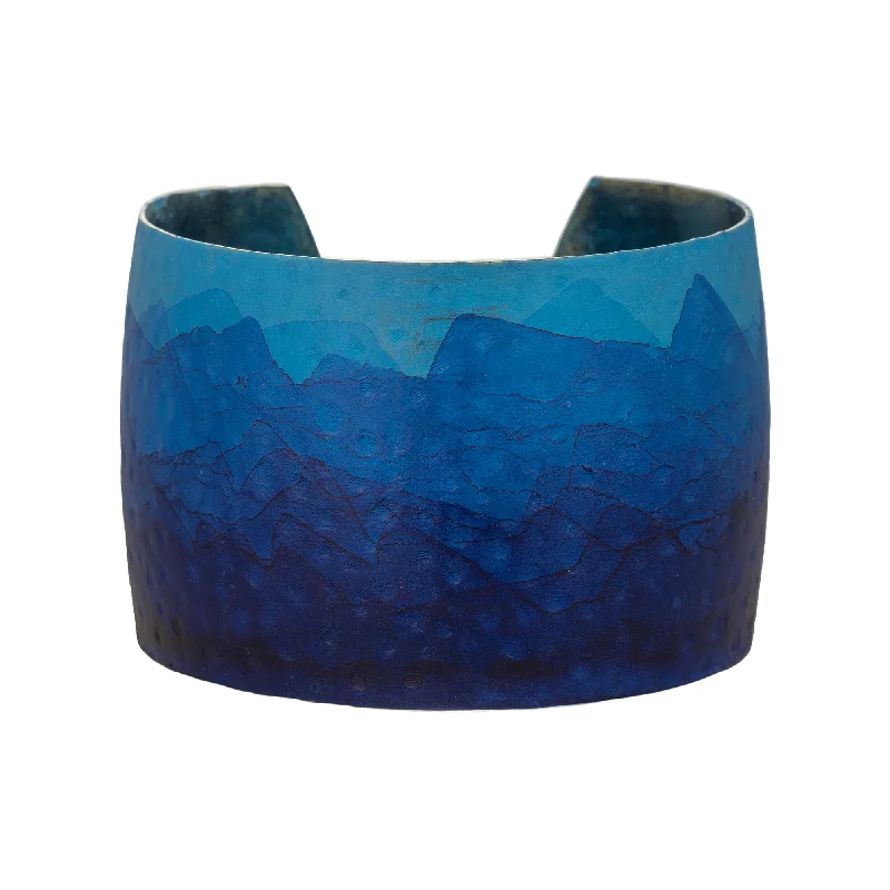 Aged rim bracelet-Lazuli Cuff