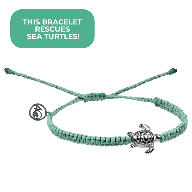 Classic emerald bracelet-Sea Turtle Rescue Bracelet