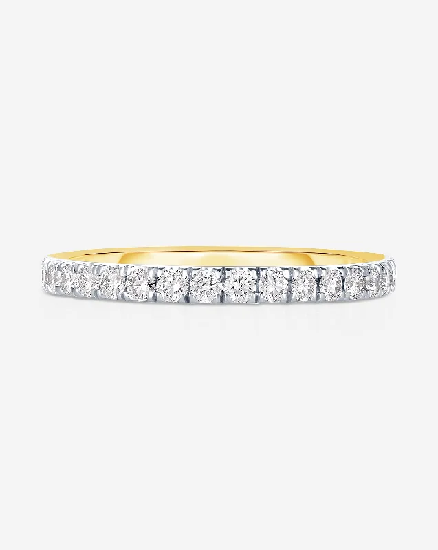 Light braid ring-1.9 mm Perfect Pavé Diamond Ring