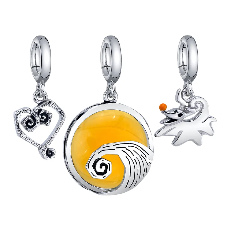 Set stone necklace-Disney X RockLove DISNEY THE NIGHTMARE BEFORE CHRISTMAS TELL YOUR TALE Spiral Enhancer Set