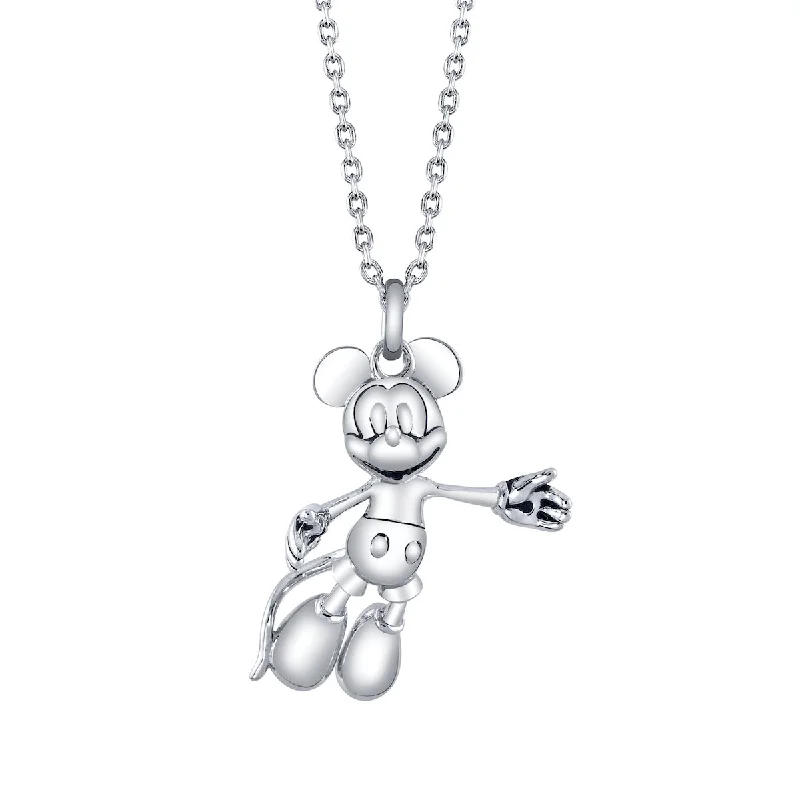 Lush agate necklace-Disney X RockLove HUGGABLES Mickey Mouse Necklace