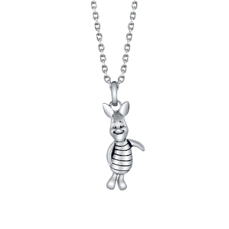 Lush garnet necklace-Disney X RockLove HUGGABLES Piglet Necklace