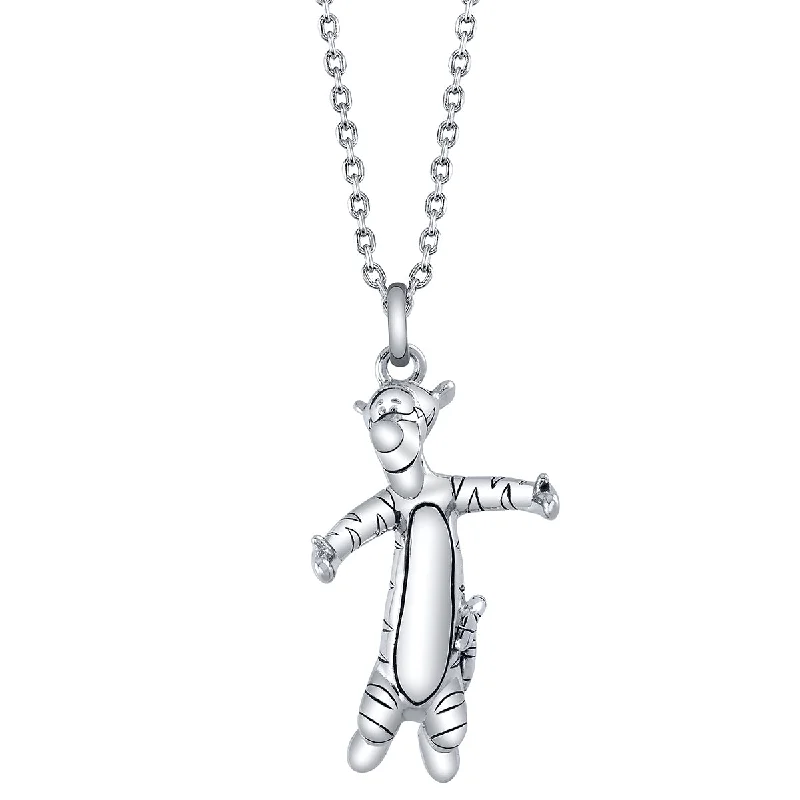 Offset gem necklace-Disney X RockLove HUGGABLES Tigger Necklace