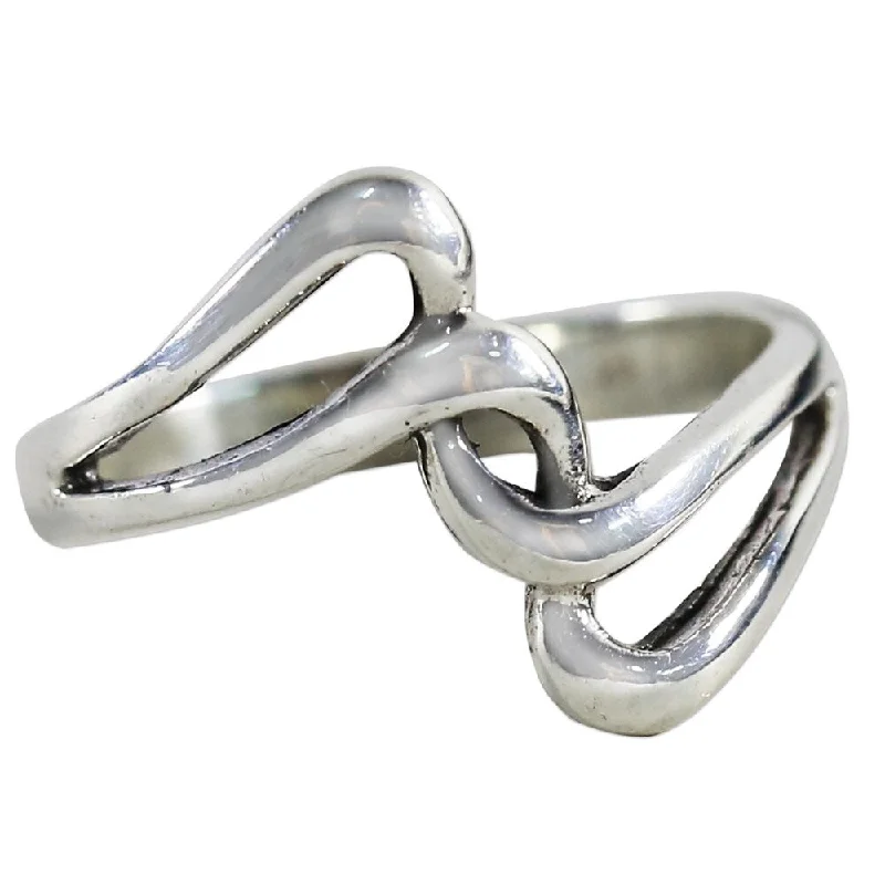 Satin shale ring-Handmade The Melody Sterling Silver Ring (Thailand)