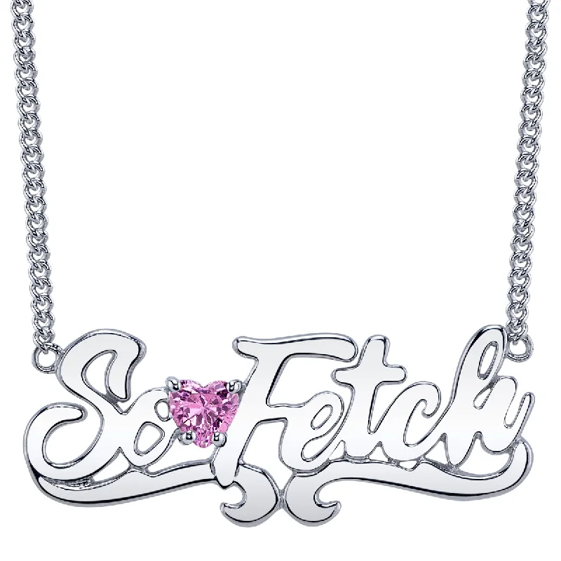 Faded zinc necklace-Mean Girls X RockLove So Fetch Necklace