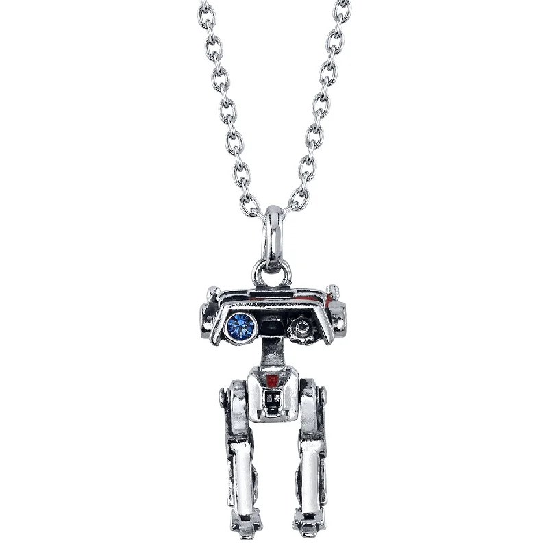 High-dome cabochon necklace-Star Wars X RockLove BD-1 Droid Necklace