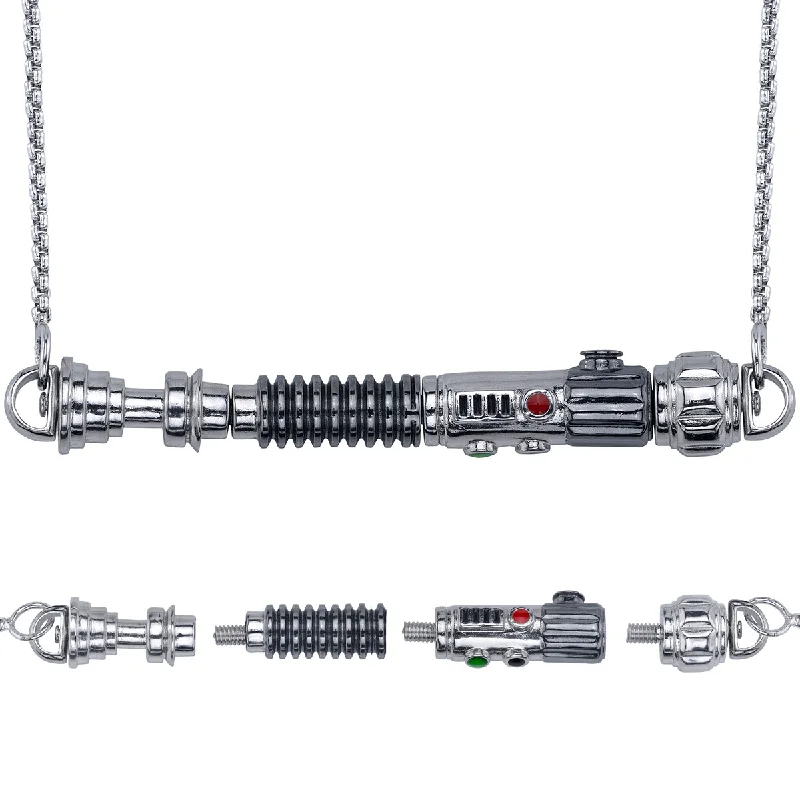 Eight-heart necklace-Star Wars X RockLove LIGHTSABER WORKSHOP Duty and Resolve Lightsaber Necklace