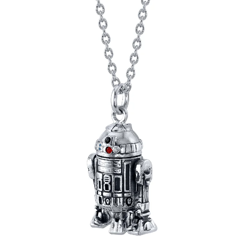 Vivid shale necklace-Star Wars X RockLove R2-D2 Droid Necklace