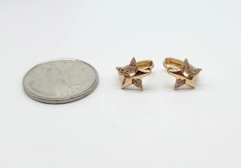 Peaked bar earrings-GFE-32